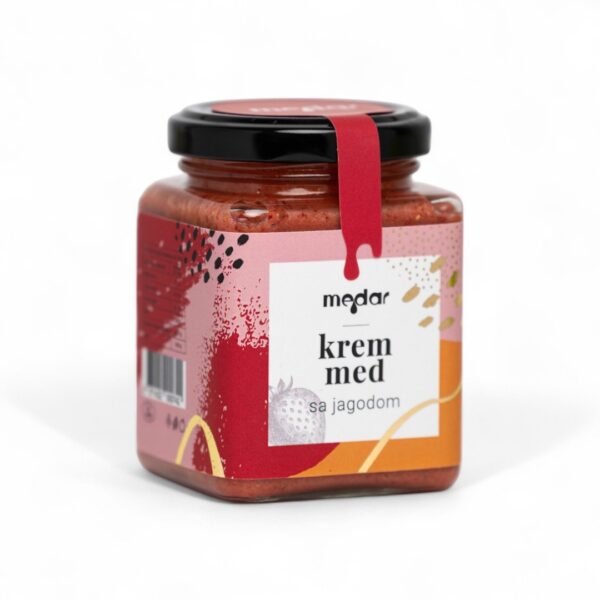 Krem med sa jagodom